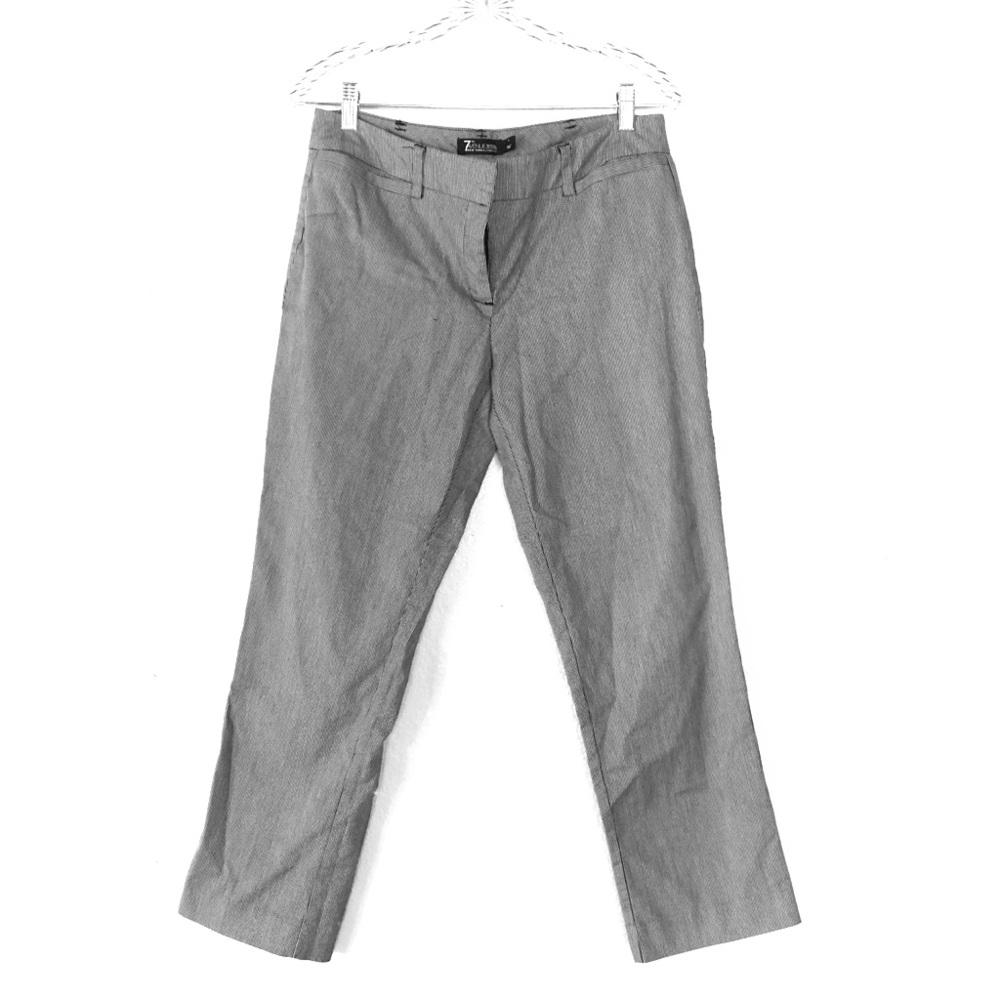 Fine Black and White Pinstripe Trousers